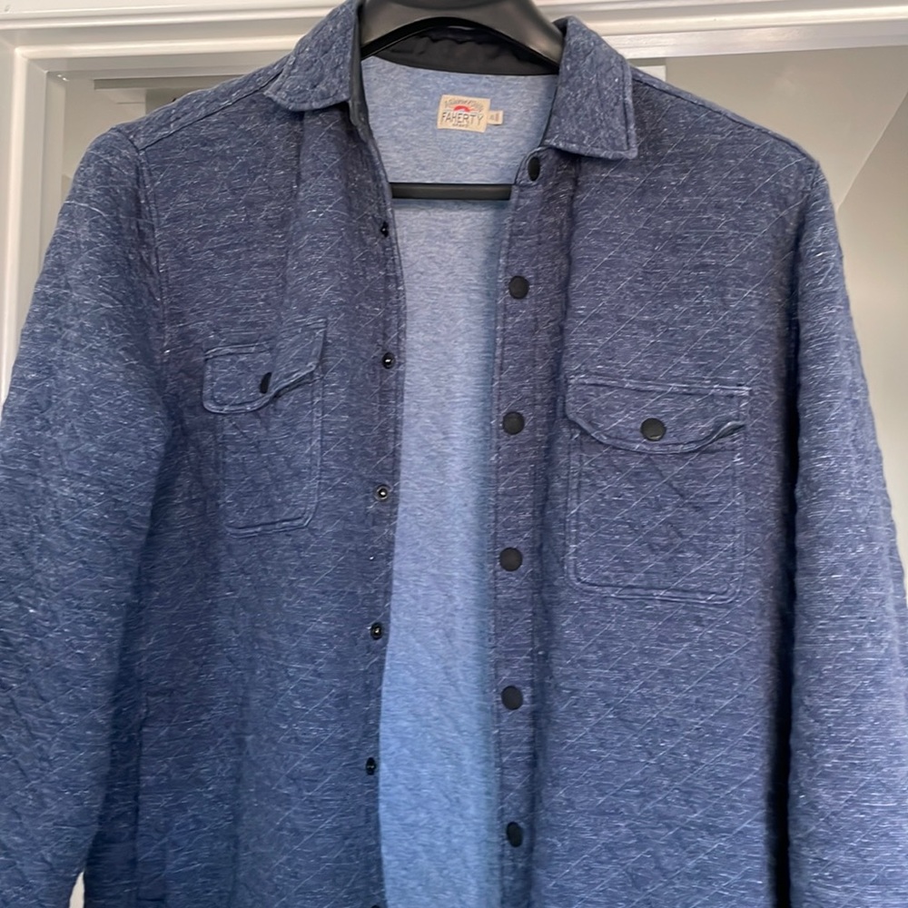Faherty Brand Mens XL quilted flannel